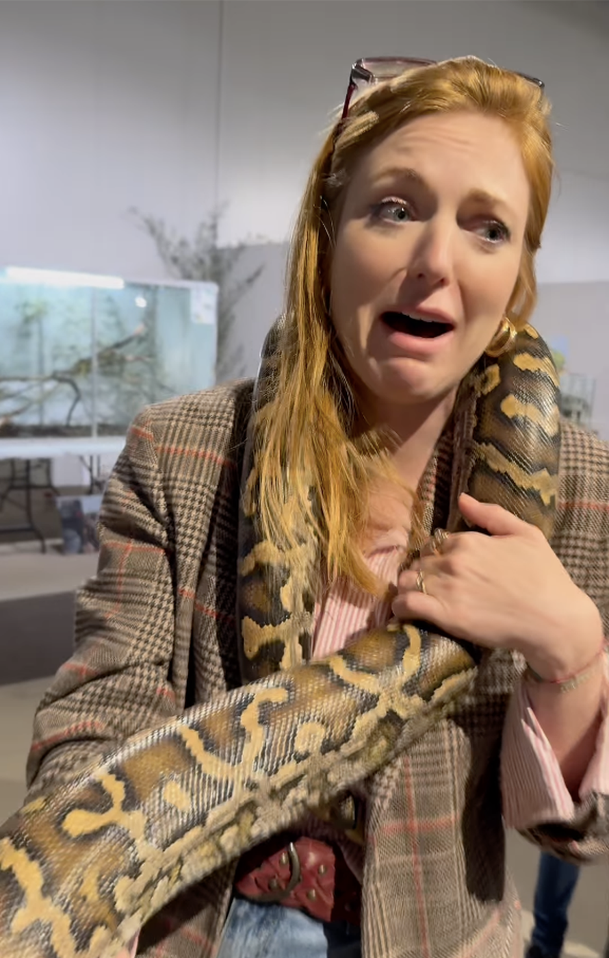 Nataša Janjić stavila pitona oko vrata: Davi li brzo ili polagano?