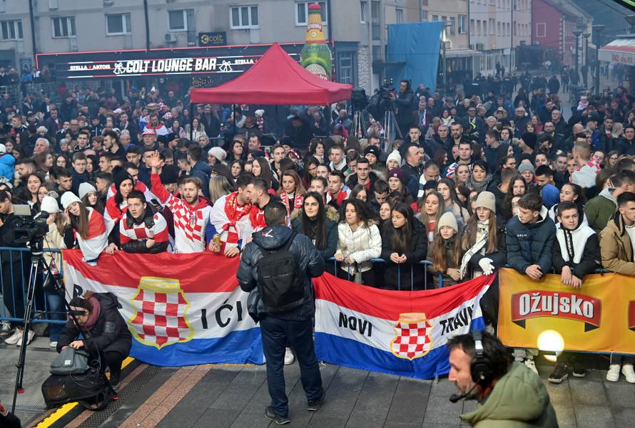 Livno: Svečani doček Zlatka Dalića, izbornika nogometne reprezentacije