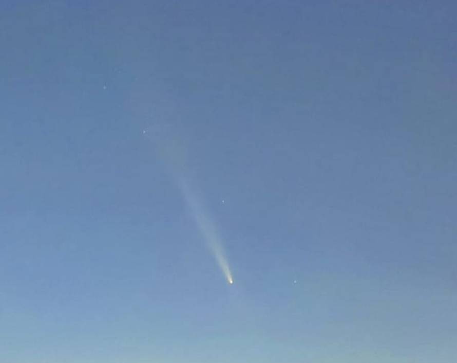 Čitatelj iznad Kaštela snimio komet Atlas! Astronom: Tražite ga 45 minuta nakon zalaska...