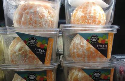 Rješenje za ljenjivce: Prodaju oguljene naranče u pakiranju