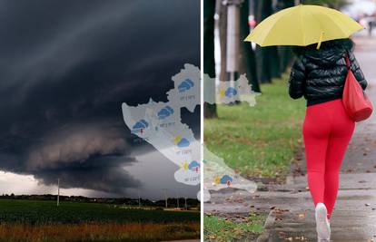 Sutra kiša i nevrijeme! Žuti alarm za veći dio Hrvatske