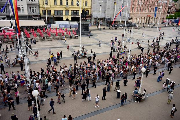 Zagreb: 25. Povorka ponosa LGBTIQ zajednice "Korak po korak, iskorak!"