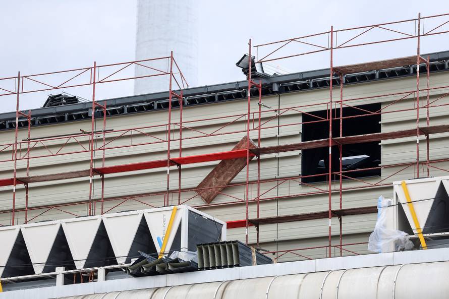 Zagreb: Dom sportova koji se obnavlja oštećen u snažnom nevremenu