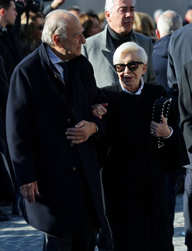 Funeral ceremony of fashion designer Valentino Garavani, in Rome