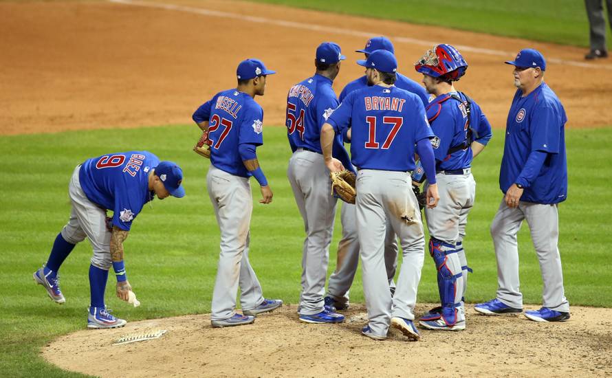 MLB: World Series-Chicago Cubs at Cleveland Indians