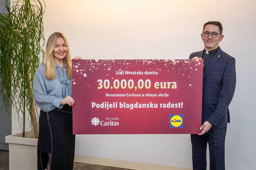 Za najsiromašnije: Kupci skupili proizvode vrijedne više od 25 tisuća €, Lidl donirao 30.000 €
