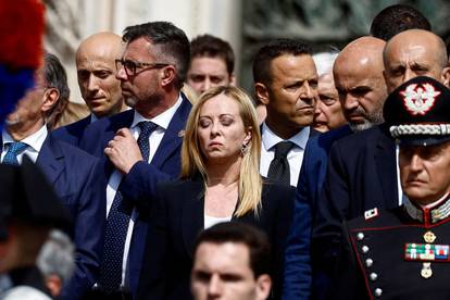 Funeral of former Italian Prime Minister Silvio Berlusconi at the Duomo Cathedral, in Milan