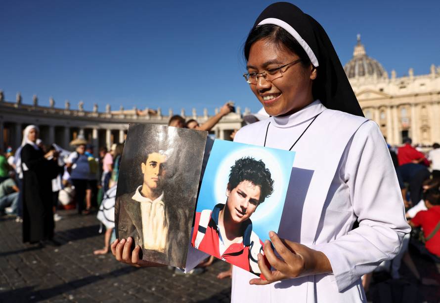 Canonisation of Carlo Acutis and Pier Giorgio Frassati, at the Vatican