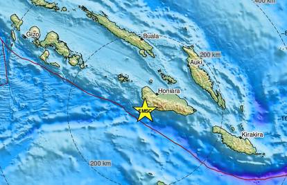Snažan potres magnitude 7 pogodio je Salomonske otoke: 'Nestalo je struje, u strahu smo'