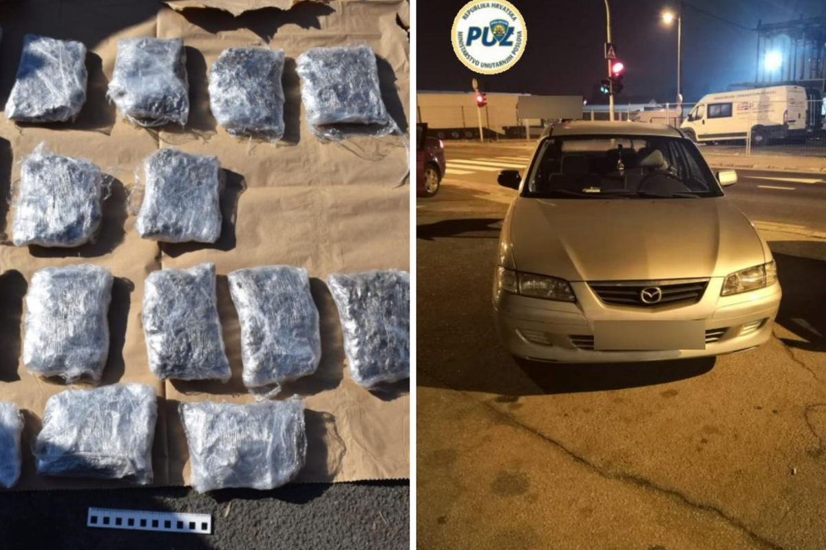 Maša, policijski pas, pronašla je više od 4 kilograma marihuane
