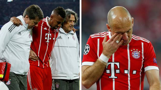 Strašan peh: Bayern će biti bez Robbena i Boatenga u uzvratu?