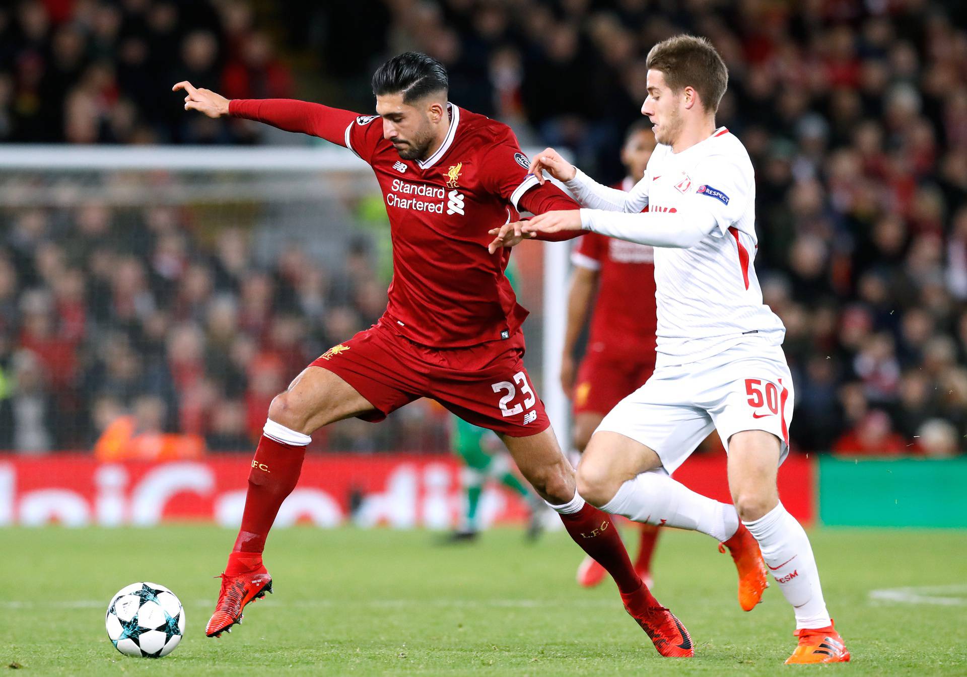 Liverpool:  Liverpool je u zadnjem kolu skupine E deklasirao Spartak i sa 7:0 