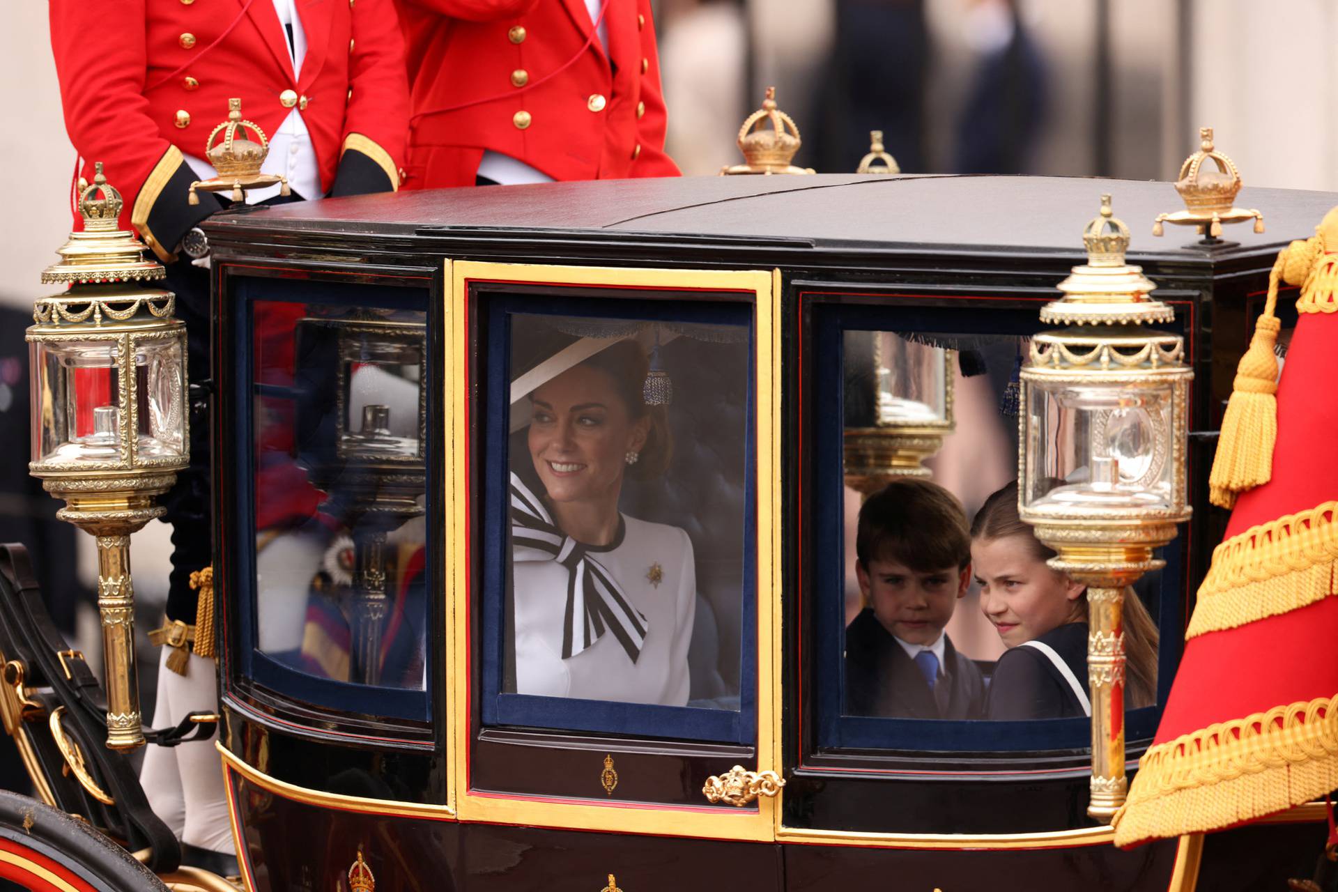 Trooping the Colour parade to honour Britain's King Charles on his official birthday, in London