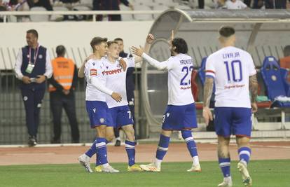 Sjajni Hajduk srušio Varaždince uz dva velemajstorska gola...