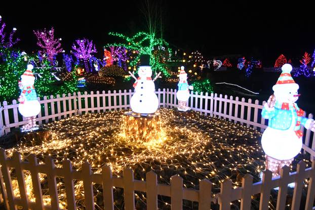 Grabovnica: Započela božićna čarolija svjetla obitelji Salaj