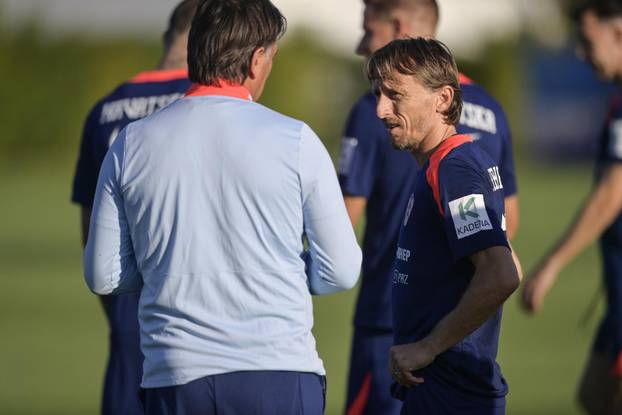 Zagreb: Trening hrvatske nogometne reprezentacije