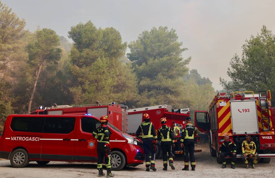 Požar kod Milne i dalje nije pod kontrolom