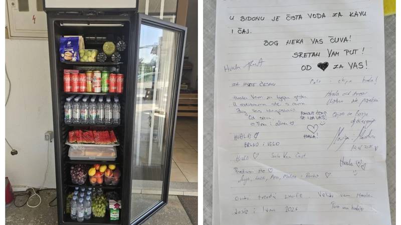 VIDEO Hodočasnicima na putu za Međugorje ostavili sokove i voće u hladnjaku: 'Znak pažnje'