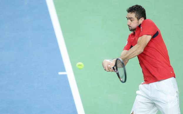 Varaždin: Davis Cup, meč Marin Čilić - Zizou Bergs 