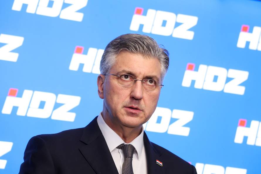 Zagreb: Andrej Plenković dao je izjavu nakon sjedncie HDZ-a