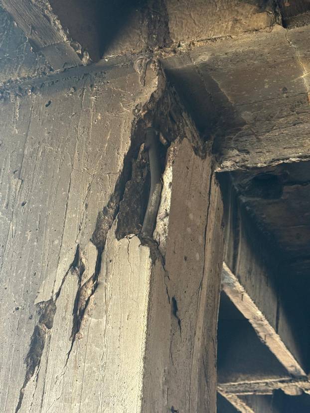 FOTO/VIDEO Evo kako iznutra izgleda zgrada Vjesnika nakon požara!  Otkrili su pukotine...