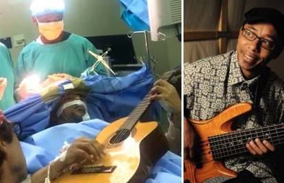 Jazz muzičar svirao gitaru dok su mu operirali tumor mozga
