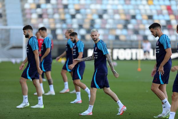 Rijeka: Trening Hrvstake nogometne reprezentacije