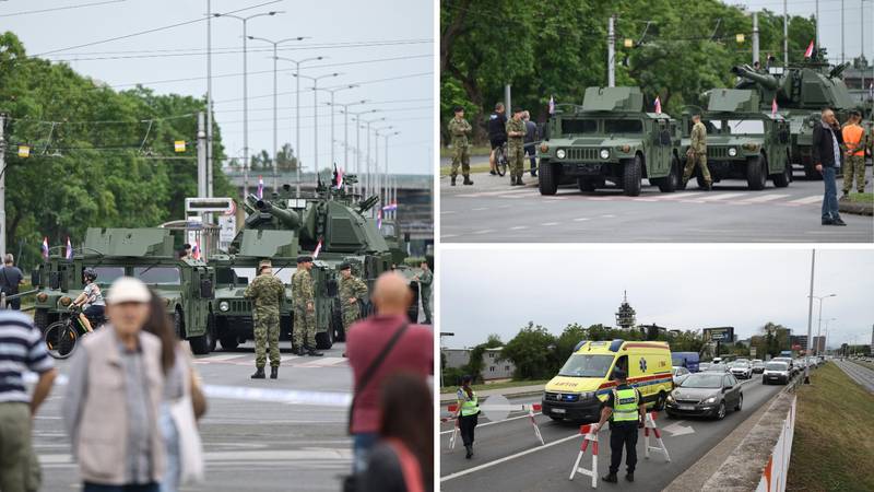 FOTO Vojska se okuplja za probu svečanog mimohoda u Zagrebu: Zatvorili su dio grada za promet