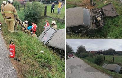 Teretni vlak naletio na auto kod Varaždina, dvoje ljudi u bolnici