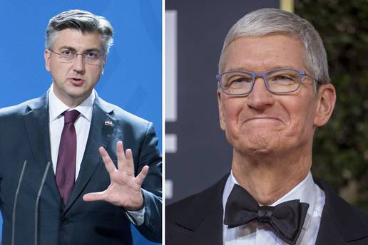 Appleov šef Tim Cook tražio susret s Plenkovićem u Davosu