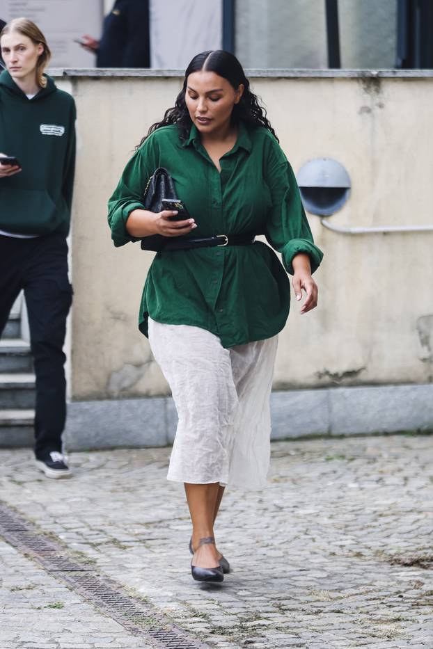 Milan, Milan Women's Fashion Week: Spring/Summer 2025 - Arrivals at the Boss show
