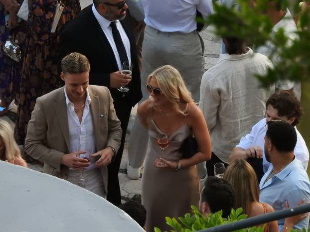 Dubrovnik:  Primanje dan uoči svadbe  Nicole Artukovich i Liama Stewarta