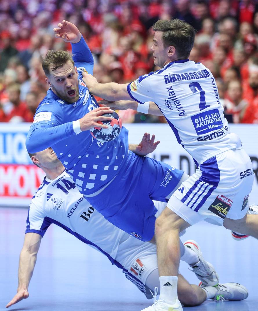 Susret Islanda i Hrvatske u utakmici za treće mjesto EHF Europskog prvenstva