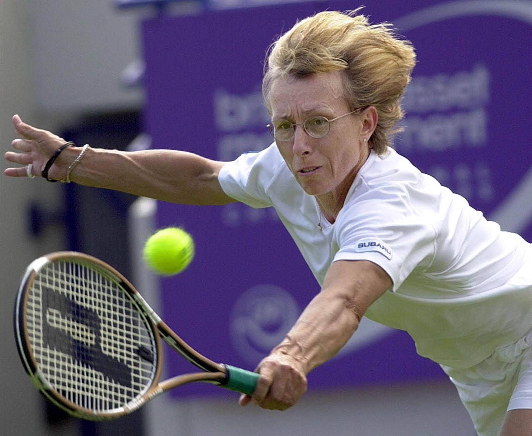 Navratilova in Eastbourne