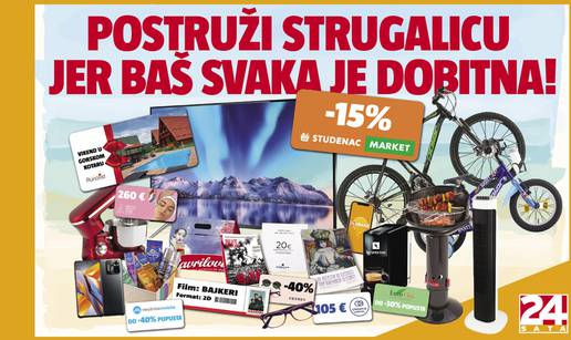 U srijedu potraži strugalicu 24sata jer svaka je - dobitna!