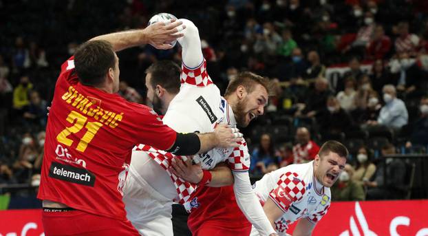 EHF 2022 Men's European Handball Championship - Main Round - Montenegro v Croatia