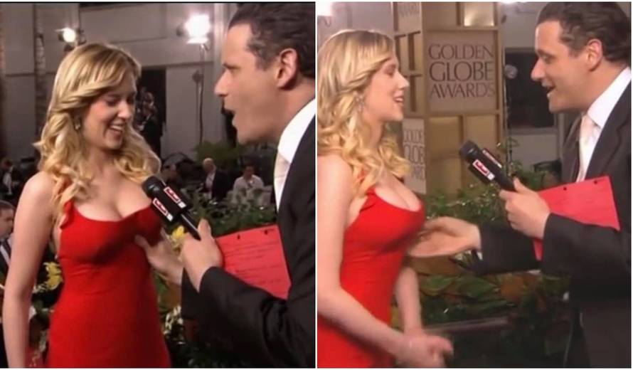 VIDEO Opet kruži degutantna snimka: Scarlett grabio za grudi