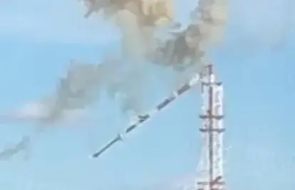 VIDEO Ruska vojska raketirala je televizijski toranj u Harkivu