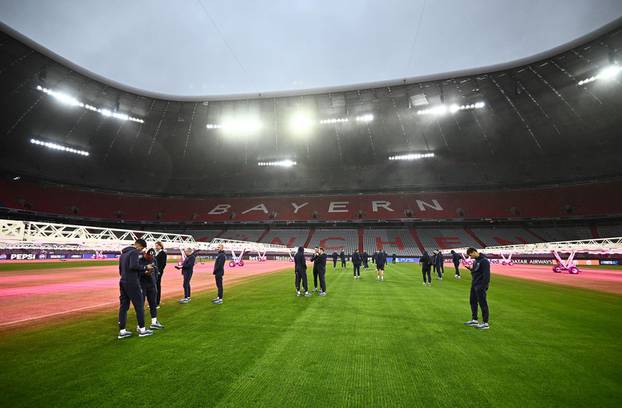 München: Igrači GNK Dinamo obišli stadion uoči utakmice protiv Bayern Munich