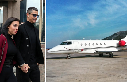 Samo skupo: Ovim je avionom Ronaldo stigao u Dubrovnik...