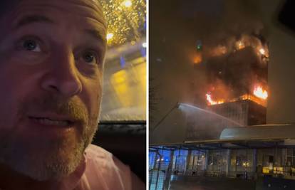 Rene Bitorajac objavio snimku Vjesnika u plamenu: 'Ode jedan od simbola Zagreba. Šteta...'