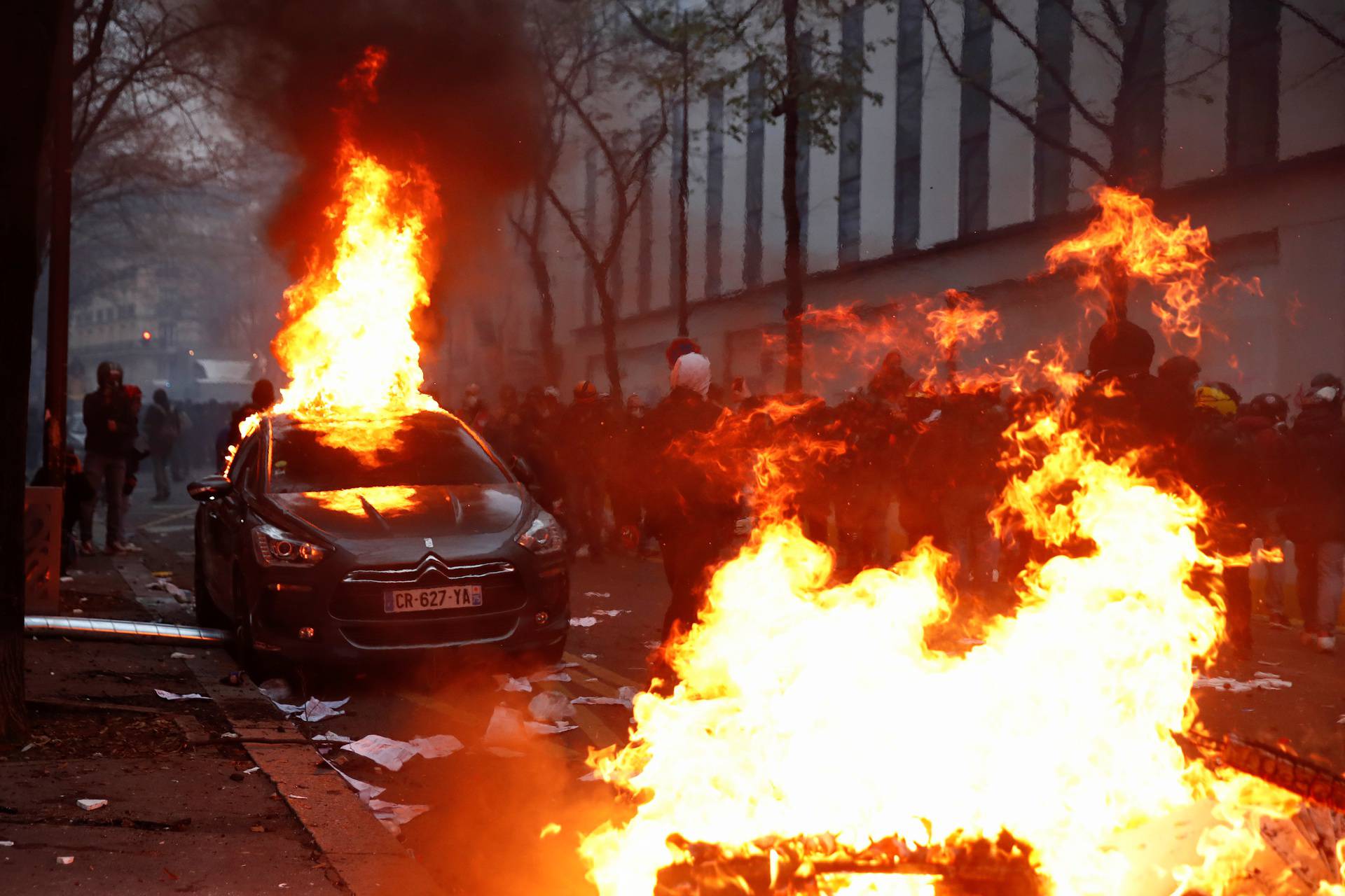 Demonstration against the 'Global Security Bill' in Paris