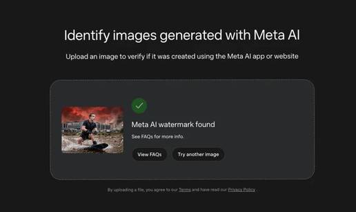 Metin novi alat Content Seal prepoznaje slike stvorene s AI