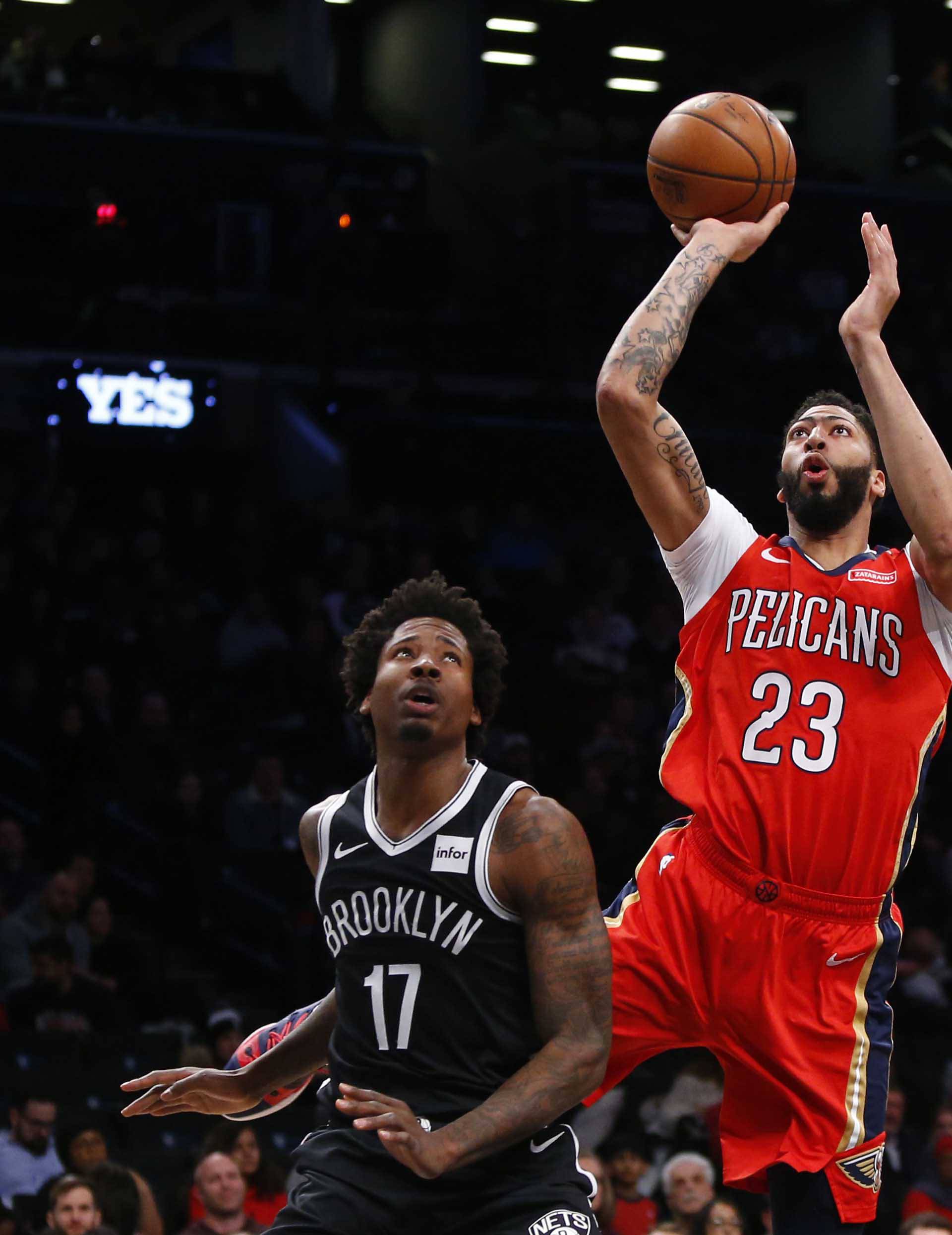NBA: New Orleans Pelicans at Brooklyn Nets
