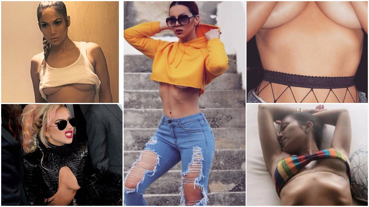 'Underboob' je skroz zamijenio dekolte, a Žanamari je u trendu