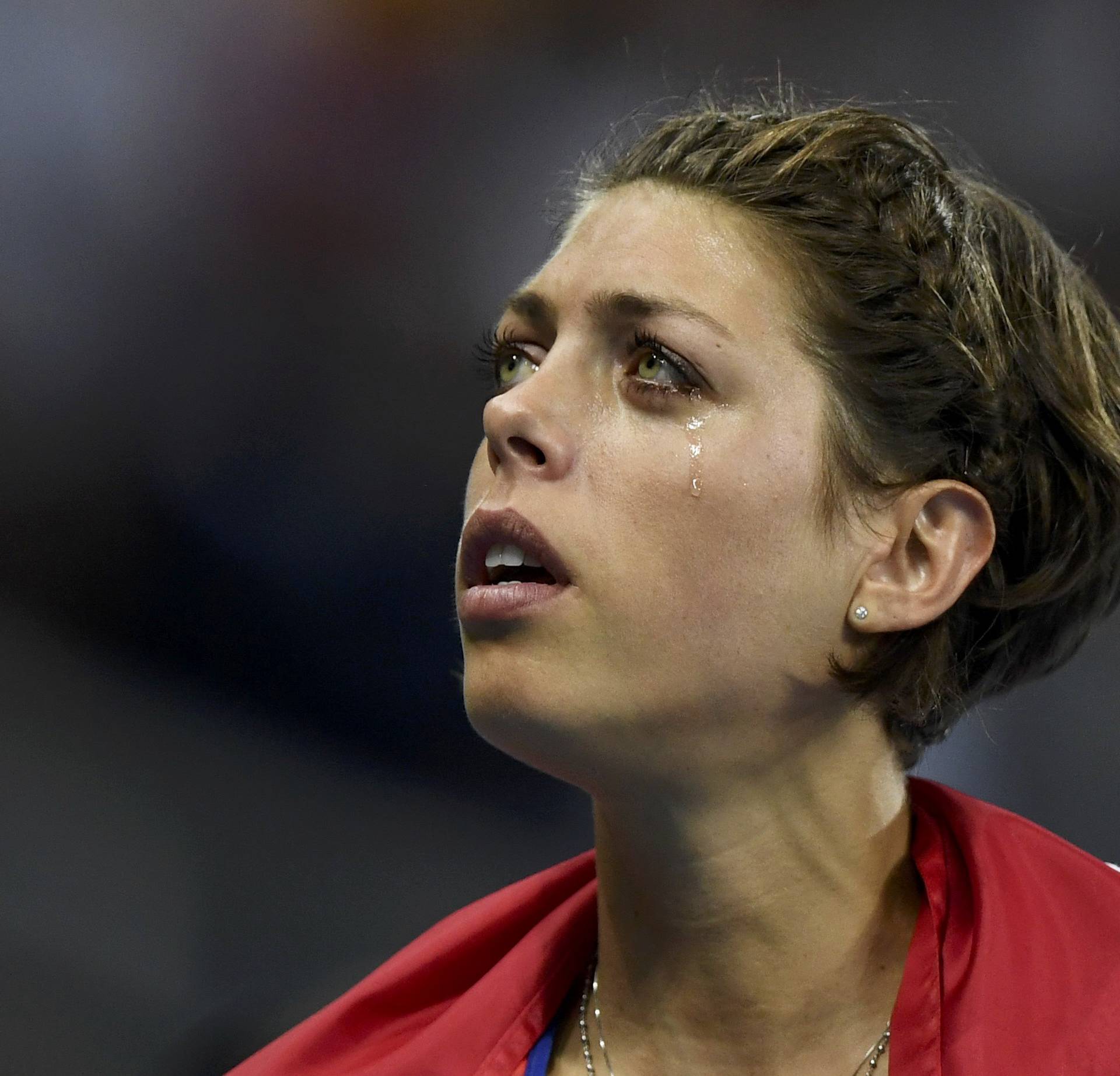 Athletics - Women's High Jump Victory Ceremony