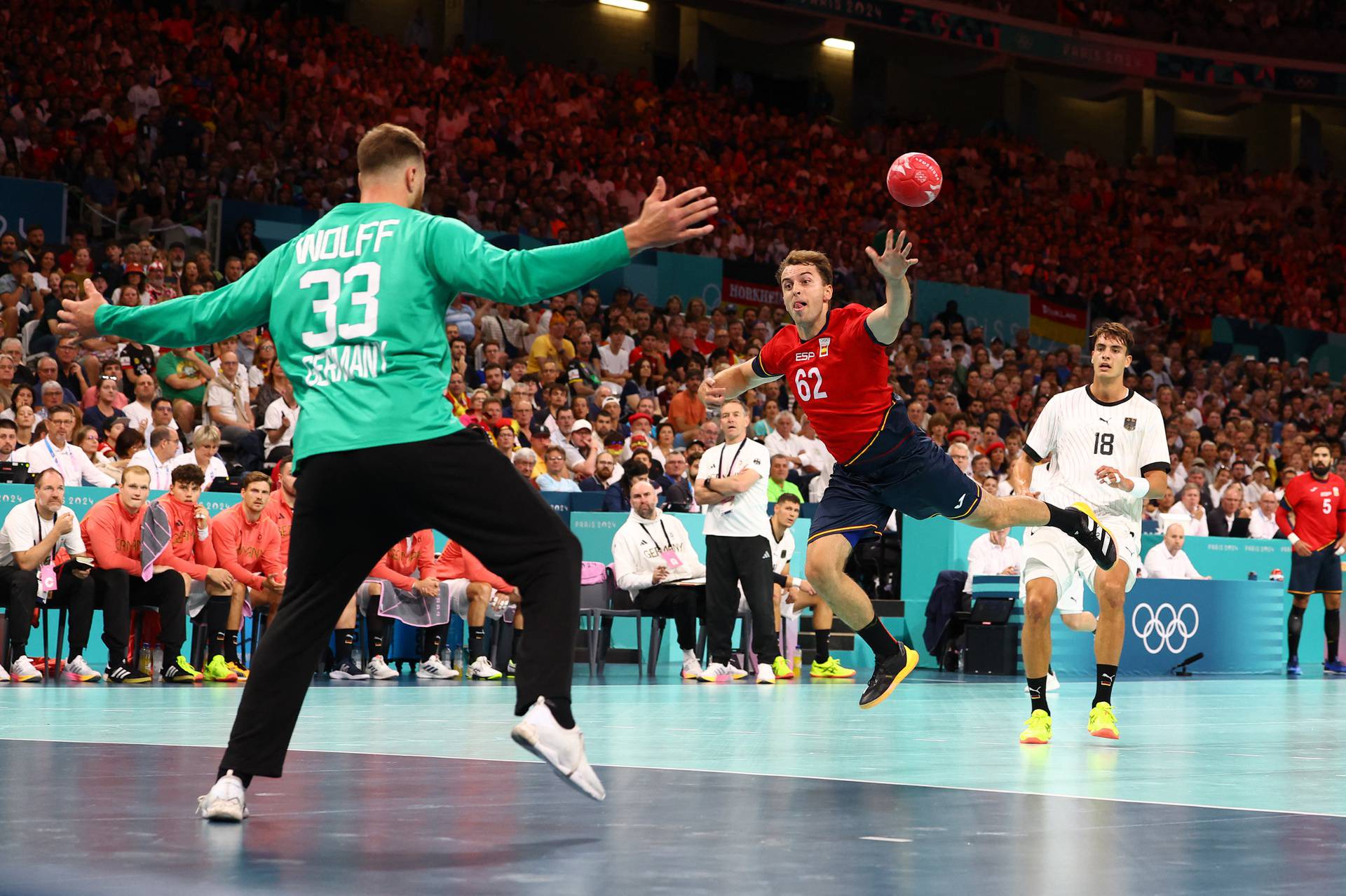 Handball - Men's Semifinal - Germany vs Spain