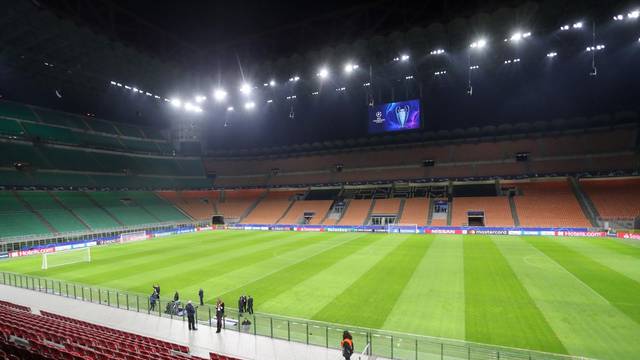 Milano: Trening GNK Dinamo uoči utakmice protiv Atalante