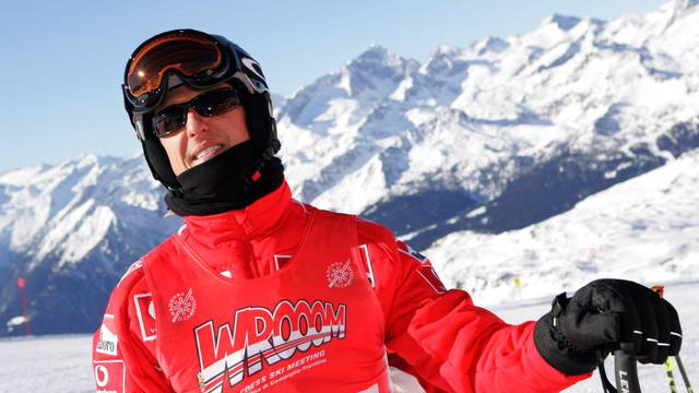 Michael Schumacher na skijanju, arhivske fotografije 
