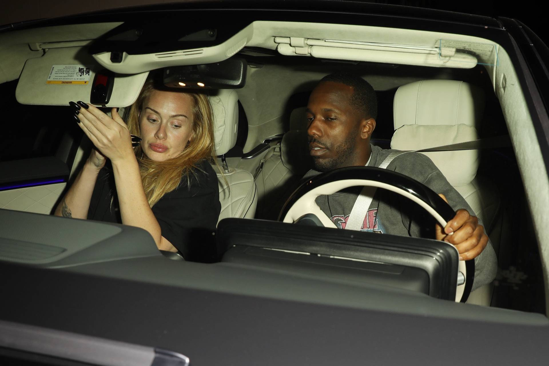 *EXCLUSIVE* A makeup-free Adele grabs dinner with Rich Paul at Avra! - ** WEB MUST CALL FOR PRICING **